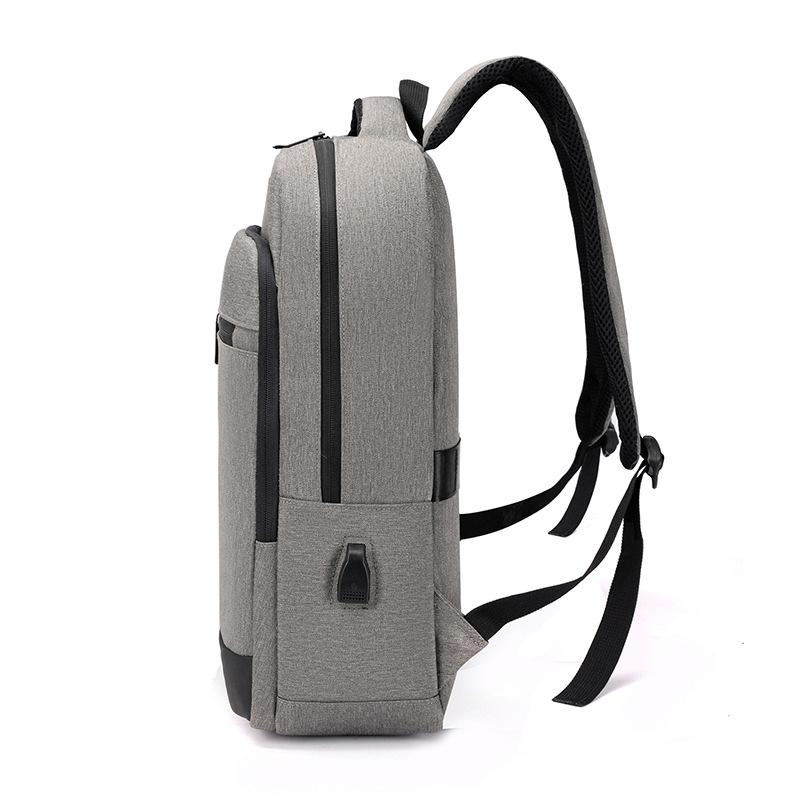 Backpack Contrasting Color Fashion Business Backpack USB Charging Backpack Computer Bag Casual Outing Shoulder Bag Handbag Handbag