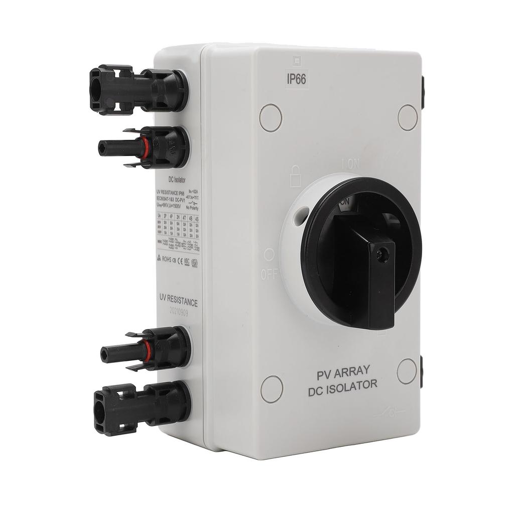 Solar Disconnect Switch PV Isolator IP66 Waterproof DC 1000V 32A for Power System