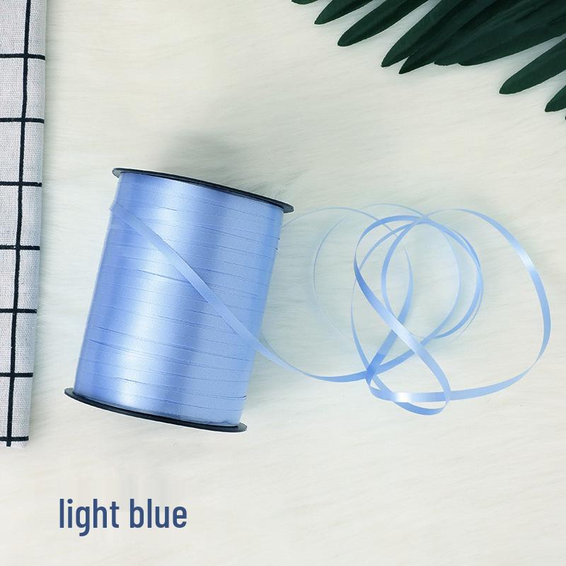 Solid Color Helium Balloon Ribbon - Red, Blue, Pink, Purple, Green, Yellow Multicolor Balloon String for Tying
