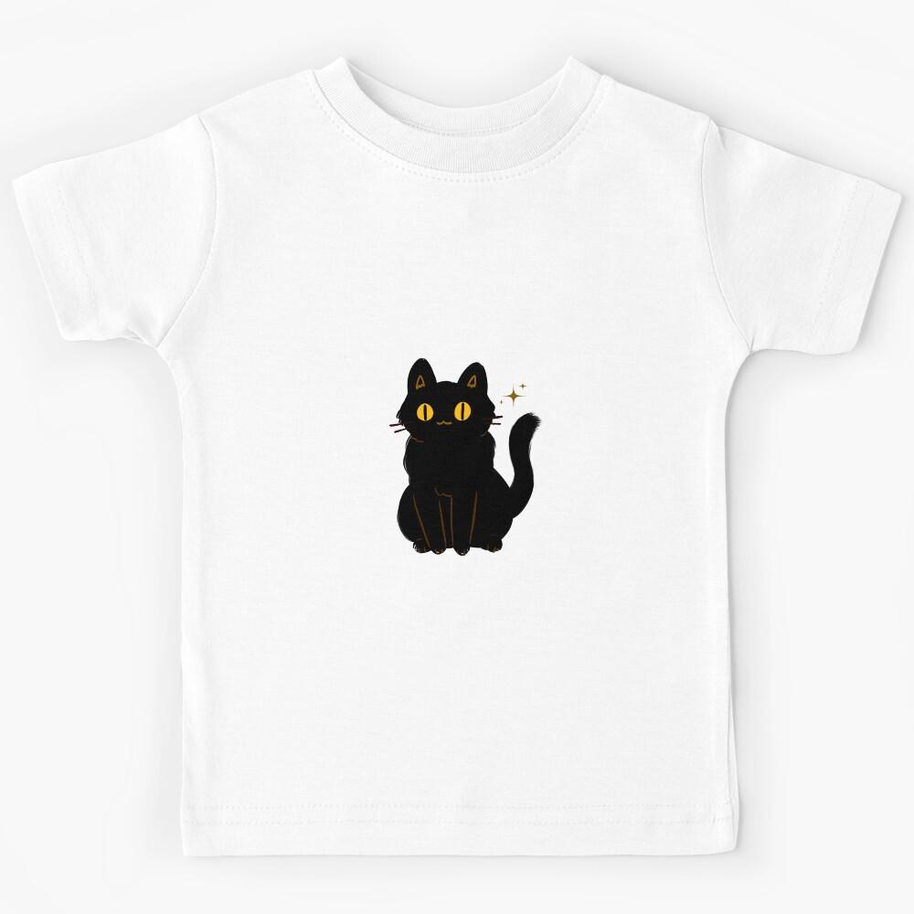 Black Cat Kids T-Shirt 150
