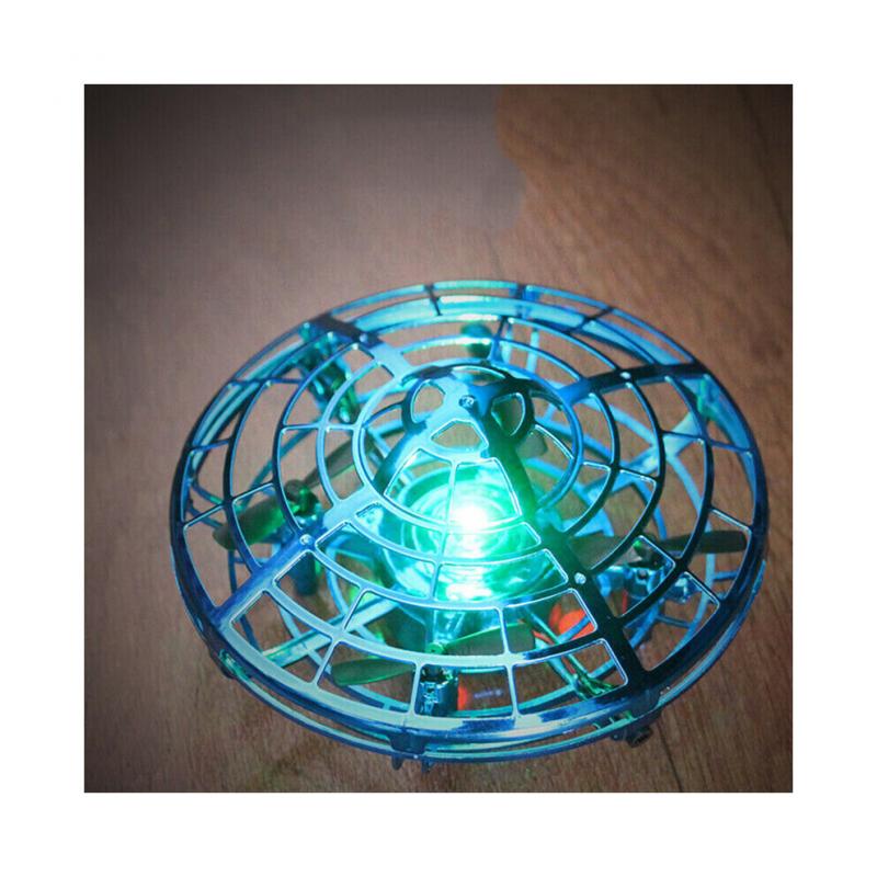 (Gold) Mini Drone Quad Induction Levitation UFO Flying Toy Hand-controlled Kids Gift UK