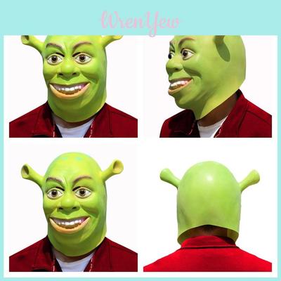 Shrek Maske Kostymetilbehør- Elastisk Design Passer Alle Hodeformer For Halloween Cosplay Opptreden