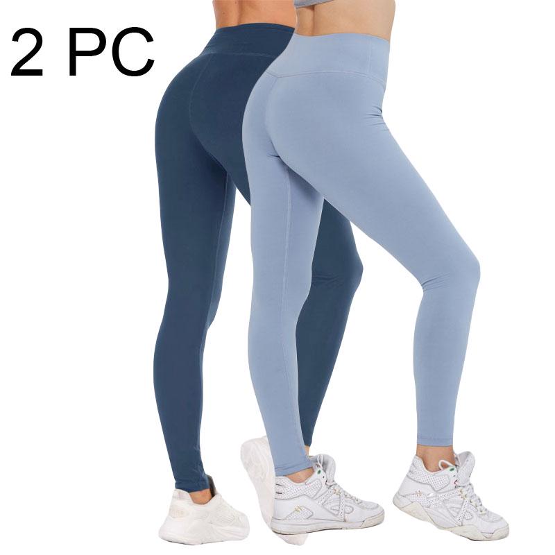 Buy 2 PCS Sets Women Leggings Solid 