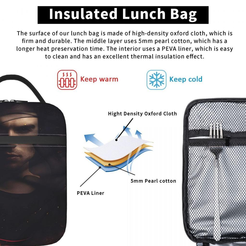 Greenland Is Not For A Sale Lunch Box Kawaii Lunch Box Picnic Lightweight Thermal Lunch Bags Graphic Design Cooler Carrier