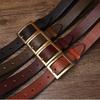Light Luxury Belt Women's Leather First Layer Retro Fashion Jeans Belt