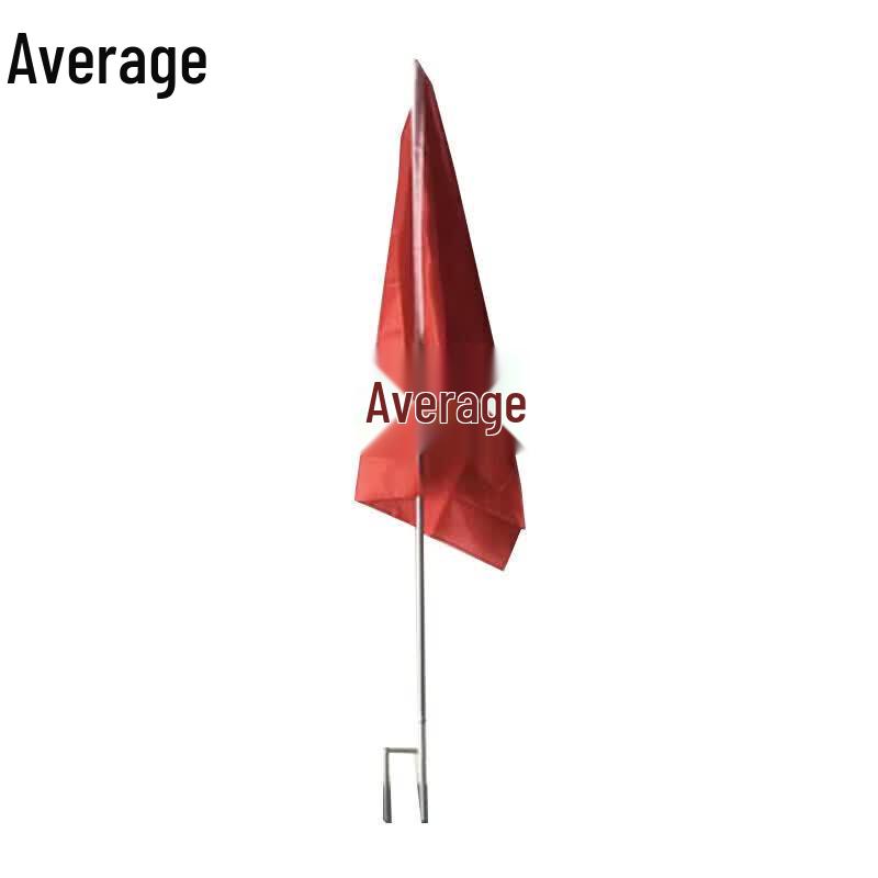 3m Galvanized Iron Ground Insert Warning Flag