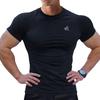 Manatsulife Short Sleeve Crew Perfect for Muscle Summer DT09 Men's T-Shirt, Stretch, Undershirt, Quick-Drying, Sweat-Wicking, Breathable, Neck, Thin,