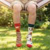 Unique AB Pattern Animal Socks Cotton Blend Breathable Moisture Wicking Seamless Construction Fit Men Women for Outdoor Activity