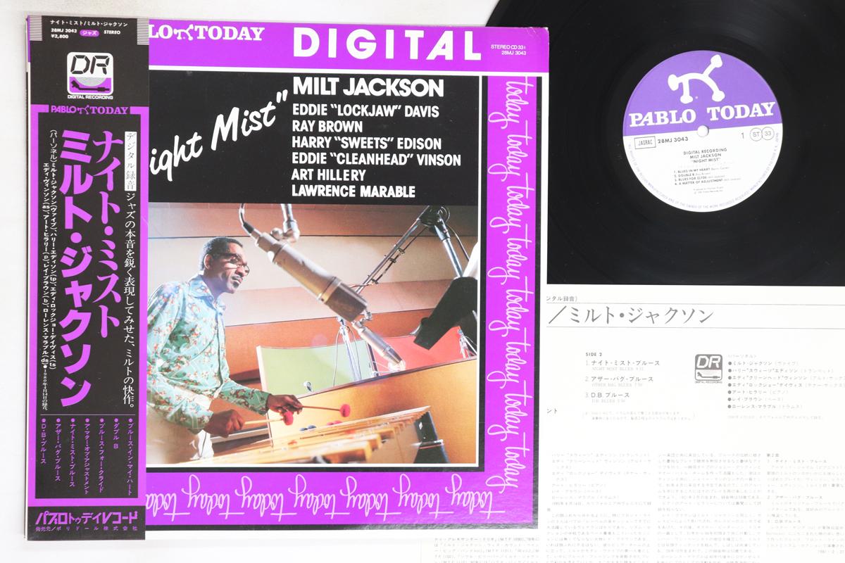 

LP Record MILT JACKSON - Night Mist 28MJ3043 PABRO TODAY 1981 Japan Obi Jazz Used