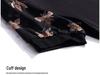 2023 Summer V-Neck Lace Chiffon Blouse for Women - Fashionable Short Sleeve Top for Middle-Aged Moms