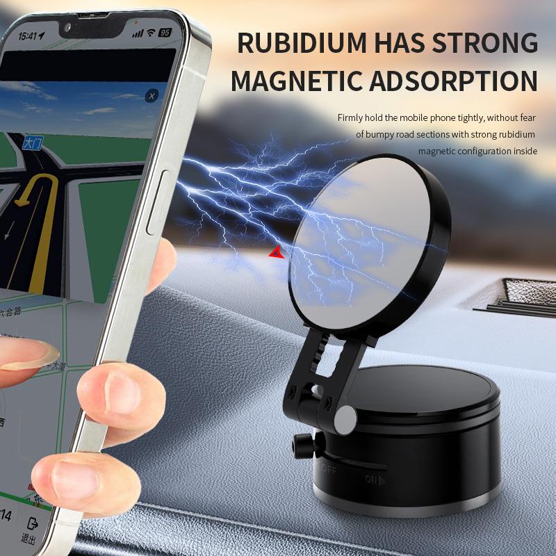 Suction Cup Magnetic Mobile Phone Holder Lazy Multifunctional Retractable Folding Portable Magnetic Mobile Mount For All Phone