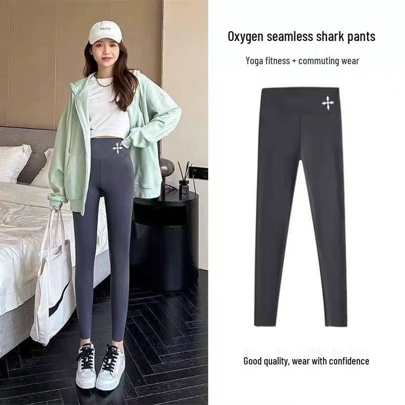 

Shark Women s Velvet Slim Fit Tummy Control Yoga Pants - Autumn/Winter & Spring/Summer Styles L (100-120 lbs)