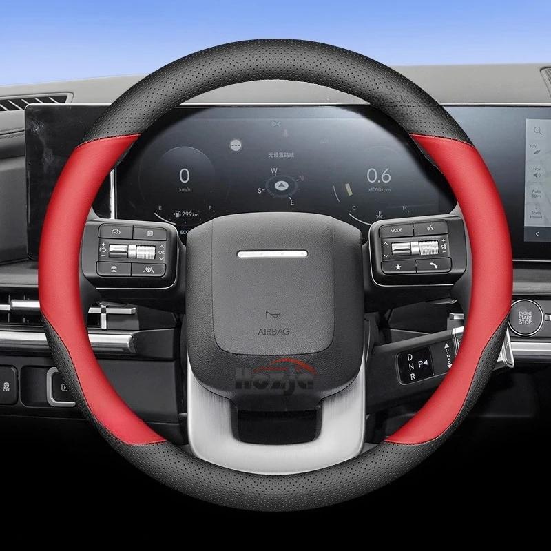 Leder Auto Lenkradbezug für Hyundai I30 Tucson Ioniq N Grand I10 Elantra I30n I20 Ix35 Palisade Ix20 Kona Santa fe