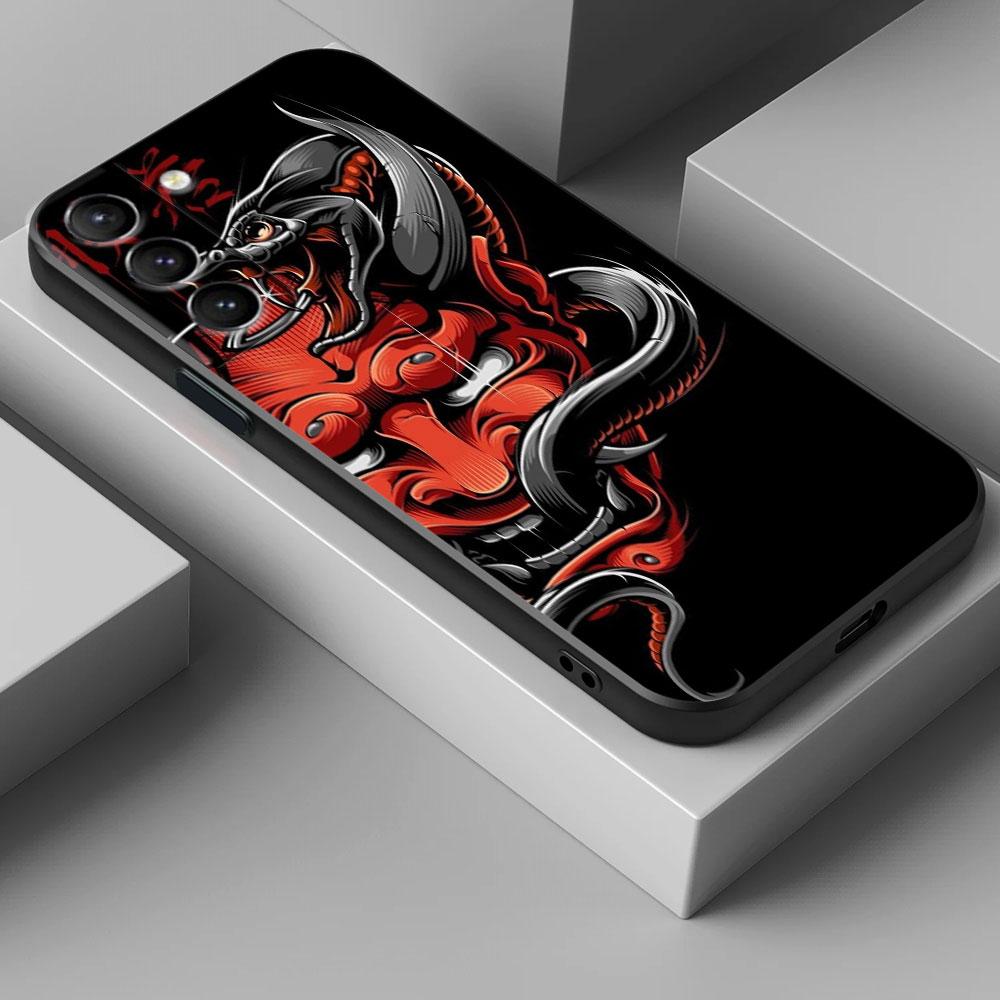Japanese Art Samurai Ninja S26Ultra Case For Samsung Galaxy S26 S25 S24 S23 S20 S21 FE S22 Ultra Plus 5G Cases Soft Phone Cover