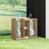Golfschrank Massivholz Handwerker Eiche 102 x 45 x 85,5 cm