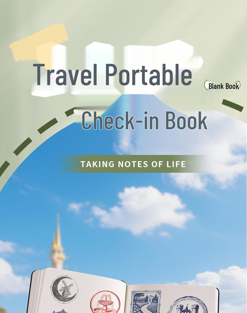 Tyvek High-Quality Travel Stamp Collection Journal