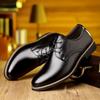 Novos Tamanhos Grandes 38-48 Sapatos Sociais de Couro para Homens de Negócios Moda Sola Macia Sapatos Derby Masculinos Designer Plataforma Masculina Sapatos de Casamento