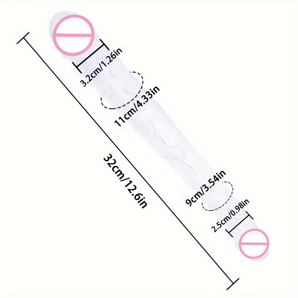 Soft Jelly Dildo Double Double Head Realistic Dildos Masturbation Toys Vaginal Anal Plug Orgasm Adult Sex Toys for Woman Men Gay
