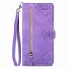 Leather Wallet Flip Case for Samsung Galaxy A54 A34 A24 A53 A33 A72 A52 A23 4G 5G with Zipper Pocket Cover