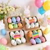 Easter Egg Decorating Kit for Kids DIY Hand Painted Cartoon Bunny Eggs Creative Home Easter Crafts Gift Set