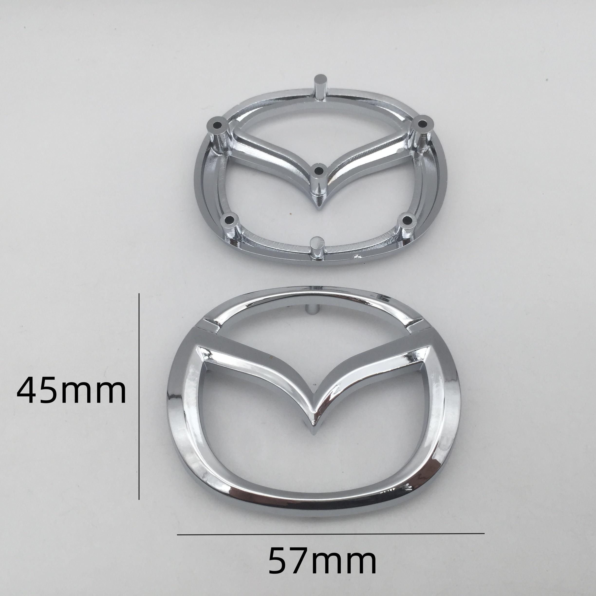 

1pcs 3D ABS for Mazda Car Front Head Hood Bonnet Emblem Rear Tail Bumper Trunk Steering Wheel Sticker Badge Decal styling