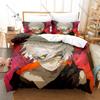 Hell’s Paradise Jigokuraku Bedding Set Duvet Cover + 2 Pillowcases Dark Edo Samurai Gabimaru Botan Demon Flower Horror Anime