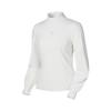 CHALLENGER Women'S Stretch Jersey Mock Neck Long Sleeve T-Shirt Sand
