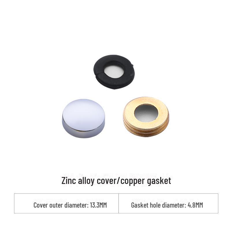 Curved Copper and Stainless Steel Decorative Mirror Nail Caps