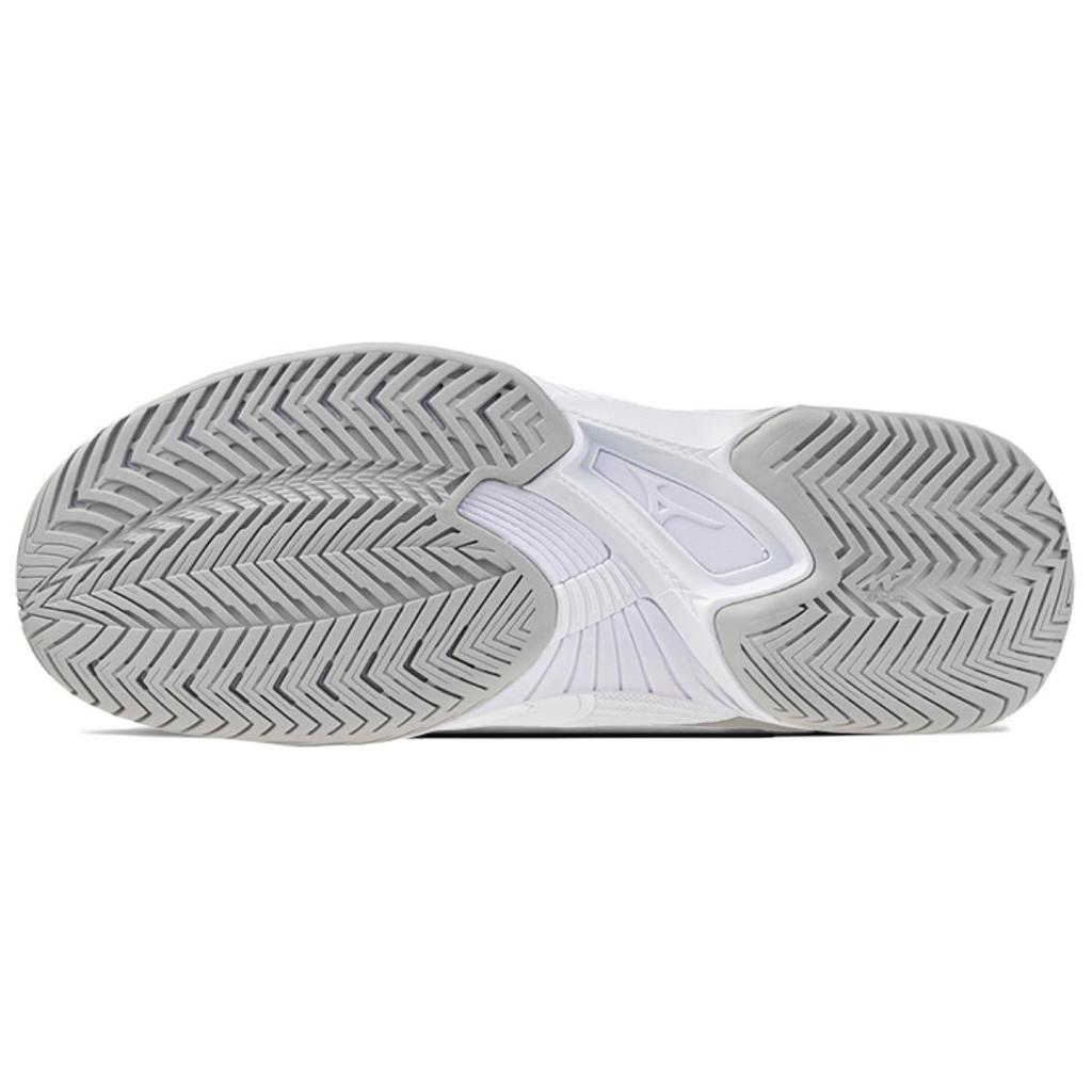 Mizuno Wave Exceed Court Advanced Comfortable Shock Absorption Slip Resistant Durable Low Top Tennis Shoes Women Sneaker White Gray 61GA251903