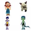 Luca & Sea Monster Plush Toy Set - Ultra Soft Short Plush Luca, Julia, Cat 4-Piece Collection