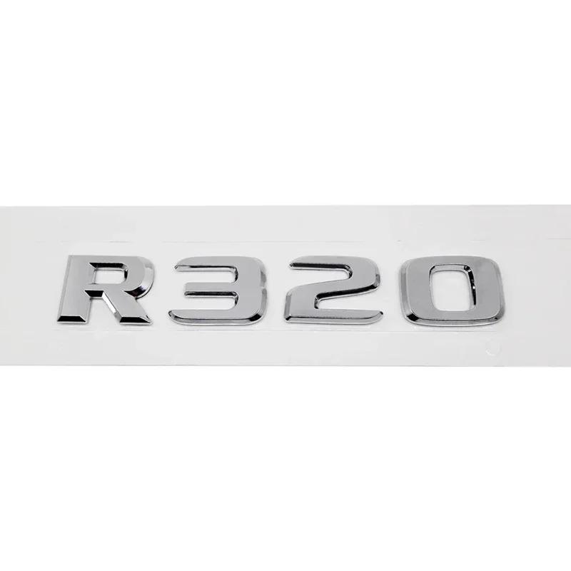 ABS Car Rear Sticker Alphabet Trunk Badge Decal Exterior for Mercedes Benz R63 R300 R320 R350 R500 R Class 3D Emblem Accessories