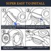 Replacement Earpads & Headband Cushion Covers, Protein Leather Memory Foam Ear Pads Earmuff for Sony WH‑1000XM4 Headphones