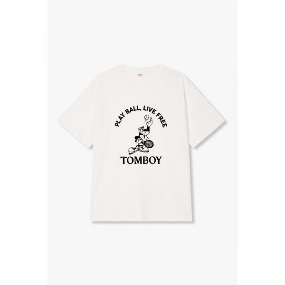 

STudio Tomboy Tennis Bear T shirT 91u5322992ar 99 (black)/L (male)