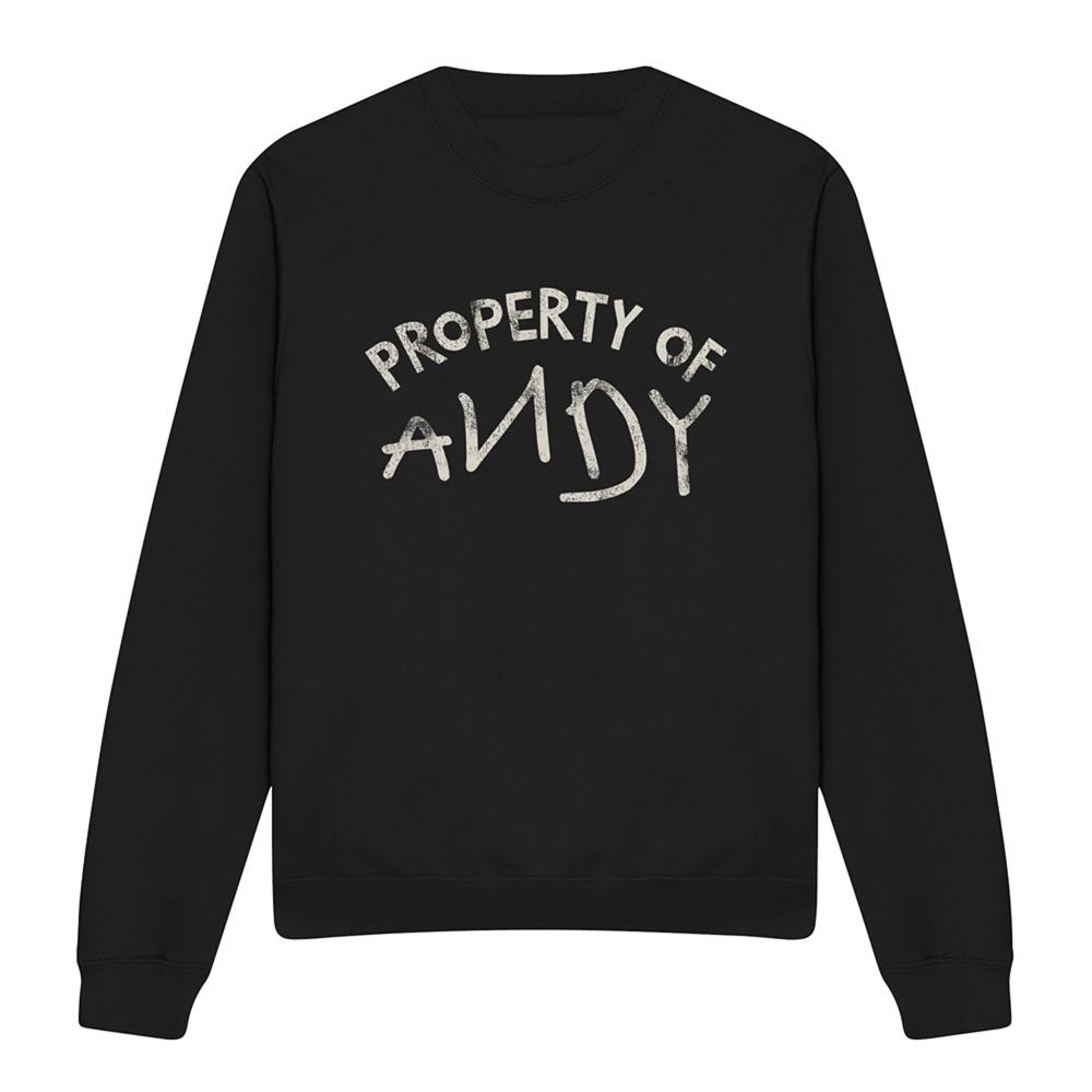 Toy Story Unisex Adult Property Of Andy Sweatshirt