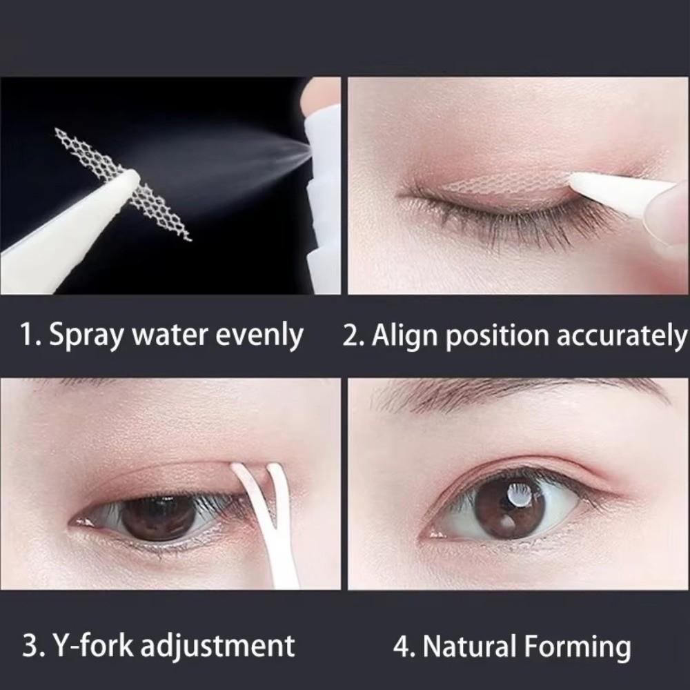 Waterproof Mesh Lace Eyelid Tape Breathable Double Eyelid Tape Invisible Eyelid Tape  Eye Makeup