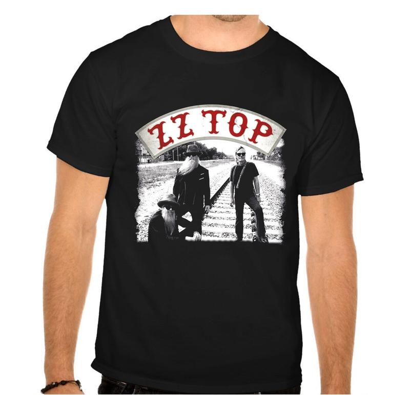 ZZ TOP ZZTOP Rock Band Rock Music Legends Black Unisex T-Shirt XXXL