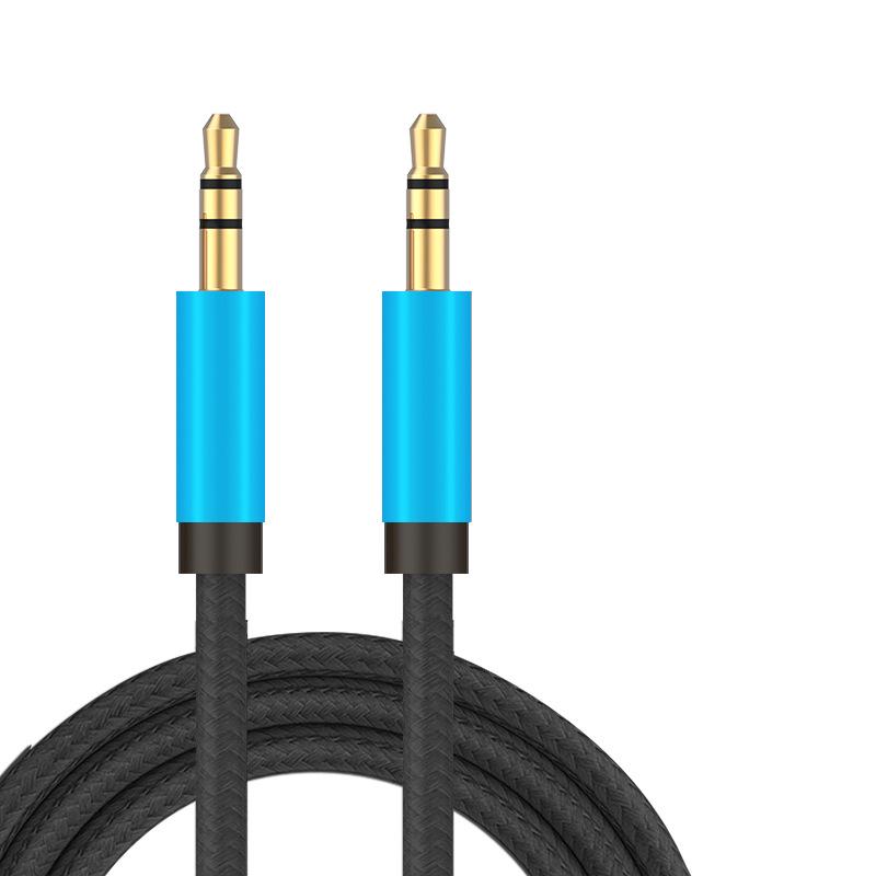 

Универсальный AUX аудиокабель 3,5 мм штекер-штекер для автомобильных динамиков и наушников 0.5 meter