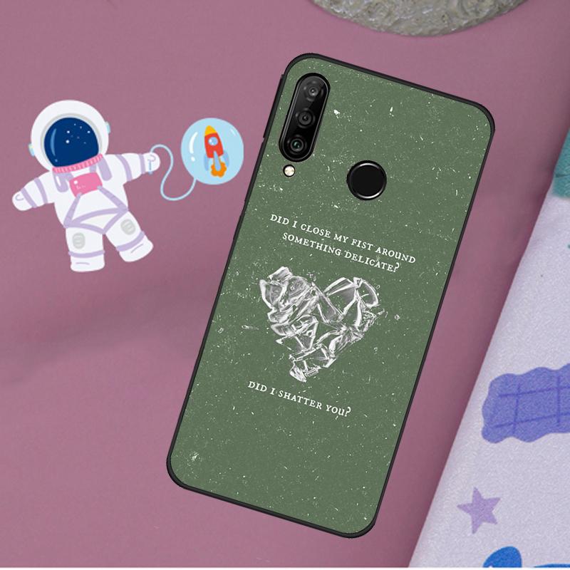 All Too Well Lyrics For Huawei Nova 10 9 SE 11 Pro Y60 Y70 Y90 Y61 Y91 Y72 Y73 12i 11i 8i P20 P30 P40 Lite Case