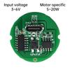 DC 3-6V DC Motor Driver Board 5-20W Small Motor Circuit Board Small Electric Drill DIY Accessories Module Type C