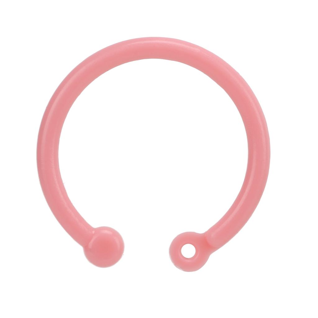 40 Pcs Rings Multifunction Multiple Colors Round Hole Loose Lf Paper Single Rings