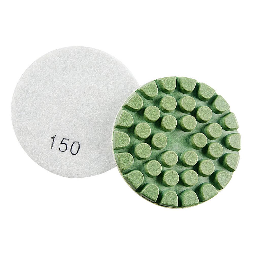 1Pc 100mm Concrete Polishing Pad Sanding Disc Grinding Wheel Resin W/Nylon Buckle For Marble Granite Polishing Buffing Pad