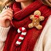 Non Woven Fabric Craft Christmas Felt Embroidery Brooch Kit for Beginners, DIY Decorative Pins Set with Tools, Creative Sewing Projects Handmade