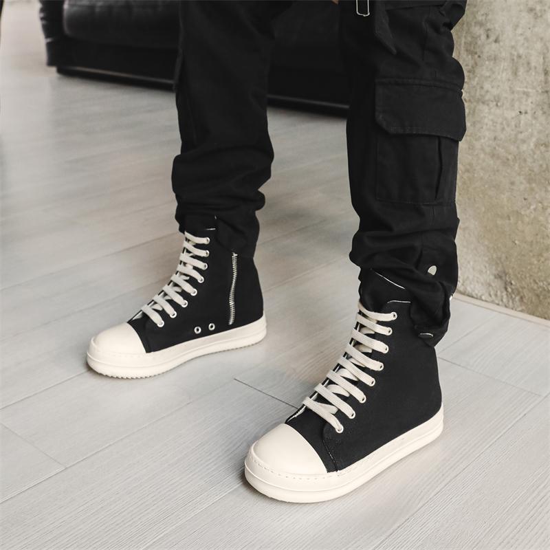 Fashion Fashion Winter Boots Outdoor Walking Sneakers Non-Slip Comfortable Lace Up Ankle Boots for Men New Men's High Top Casual Shoes