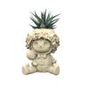 Halloween Skull Man Silicone Pot Mold Succulent Flowerpot Clay Cement Plaster Molds DIY Home Garden Flower Pots Mould