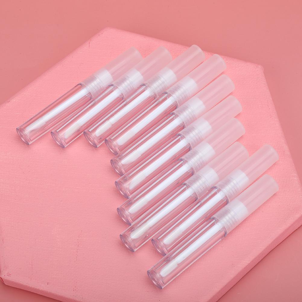 50pcs Refillable Lip Gloss Bottle DIY Empty Lip Oil Tube Container Makeup Tool (1.3ml pc)