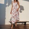 Amazon Independent Station Foreign Trade Long Dress Summer New European and American Cross-border Women's Printed Sleeveless Dress