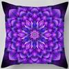 Futuristic Mandala Pattern Decorative Pillow Covers Pattern Cushion Cover Suitable For Sofa Bedroom Car Pillow Cover