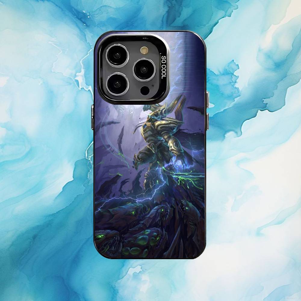 S-Starcrafts-Game-2 Phone Case For iPhone17,16,15,14,13,12,11 Plus,Pro Max Black Candy silver phone case
