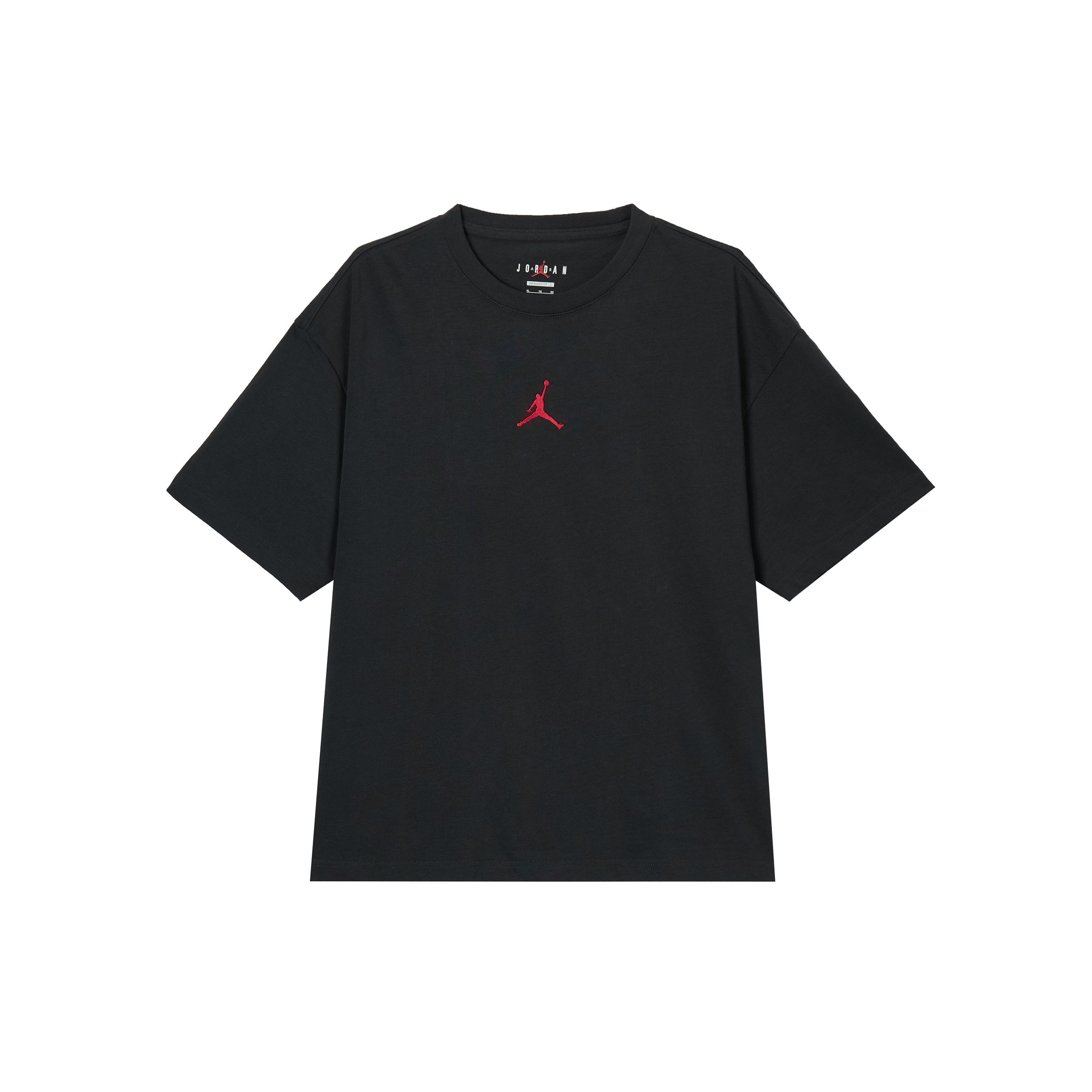 

Jordan Oversized Logo Crew Neck Breathable T-Shirt Men Tops Gray Black IH0833045 L