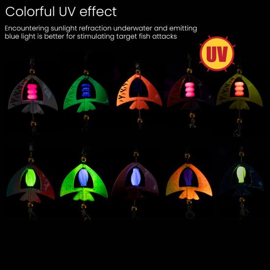 5Pcs 5CM/4G Spinner Blade Lure with Hook Hard Metal Spinnerbait 360 Degrees Rotating Sequin Lure Saltwater Freshwater Walleye Bass Fishing Accessories